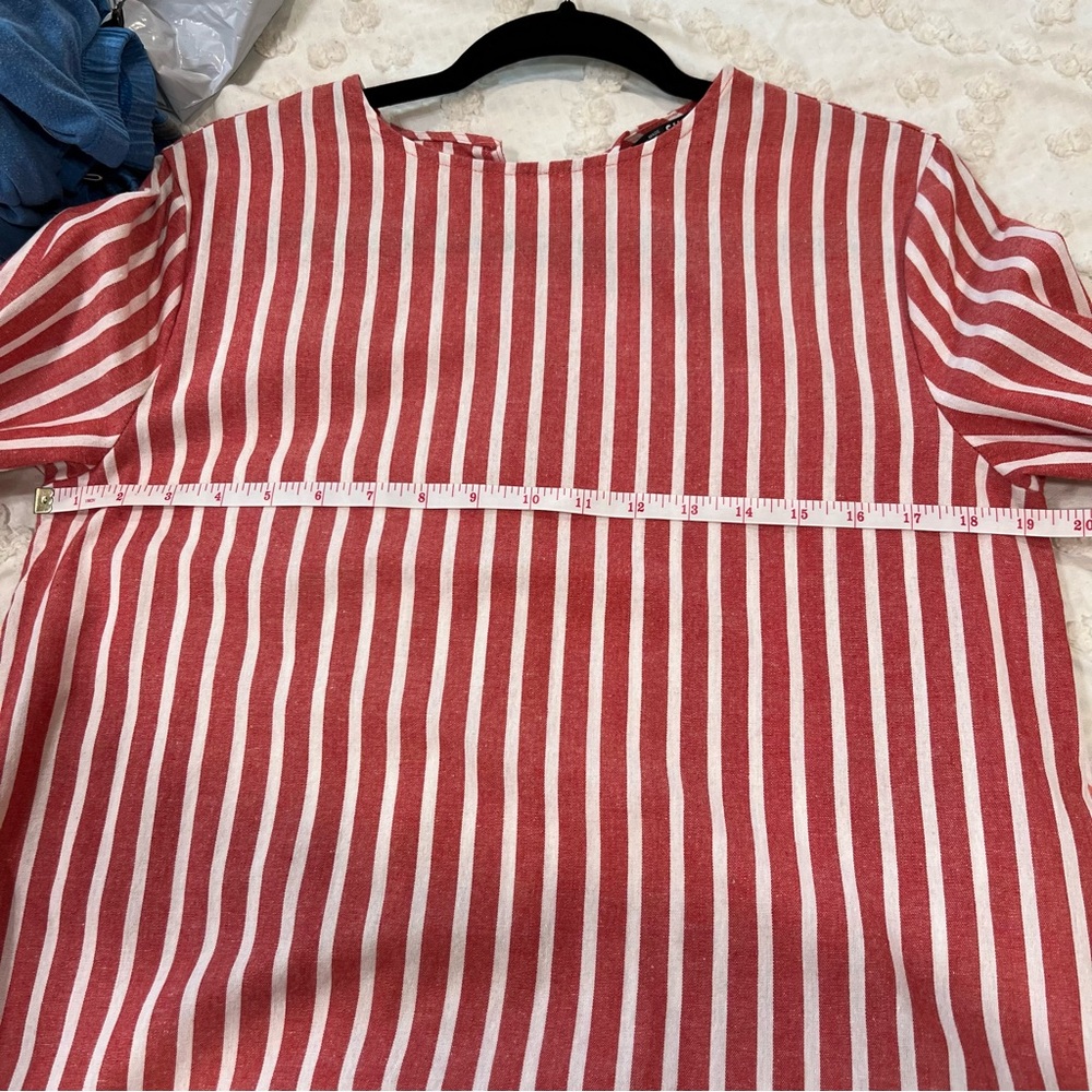 Striped Red Dress - Picture 5 of 6